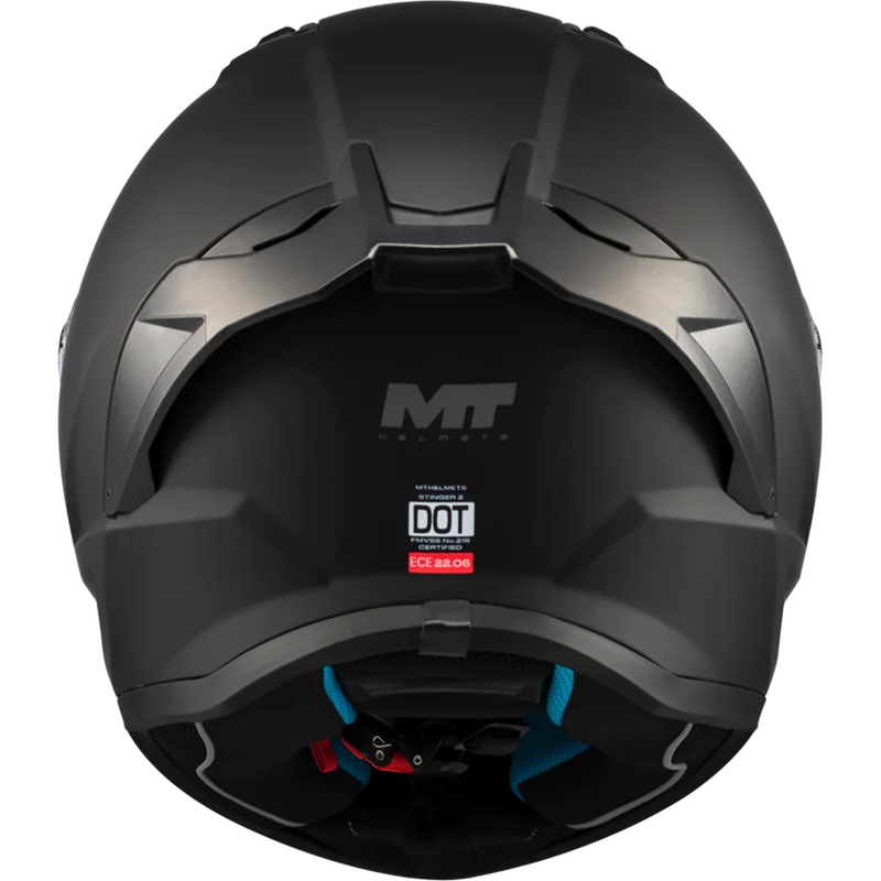 Мотоциклетна каска MT Stinger 2 Pure A1, матово черна
