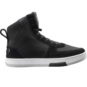 Дамски мотоциклетни ботуши IXON Ghost Air черно-бели