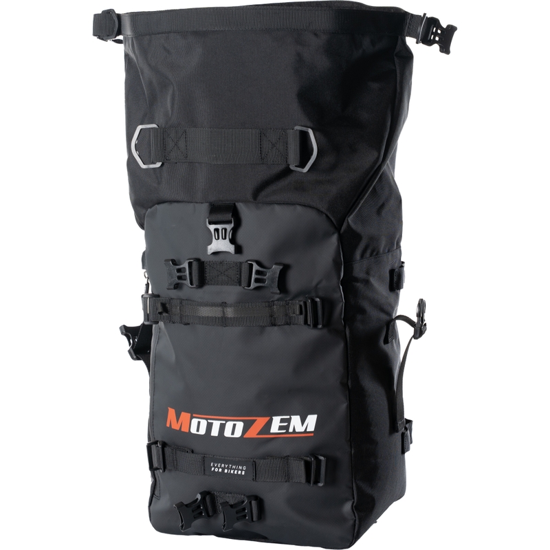 Водоустойчива чанта за мотоциклет MotoZem DryBag черна 27.5 л