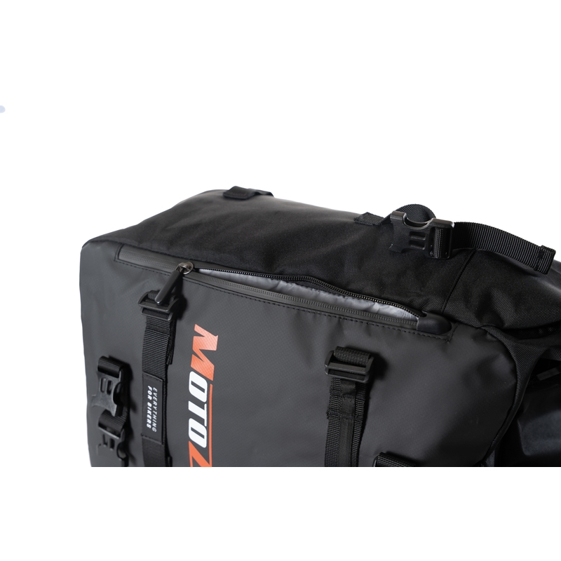 Водоустойчива чанта за мотоциклет MotoZem DryBag черна 27.5 л