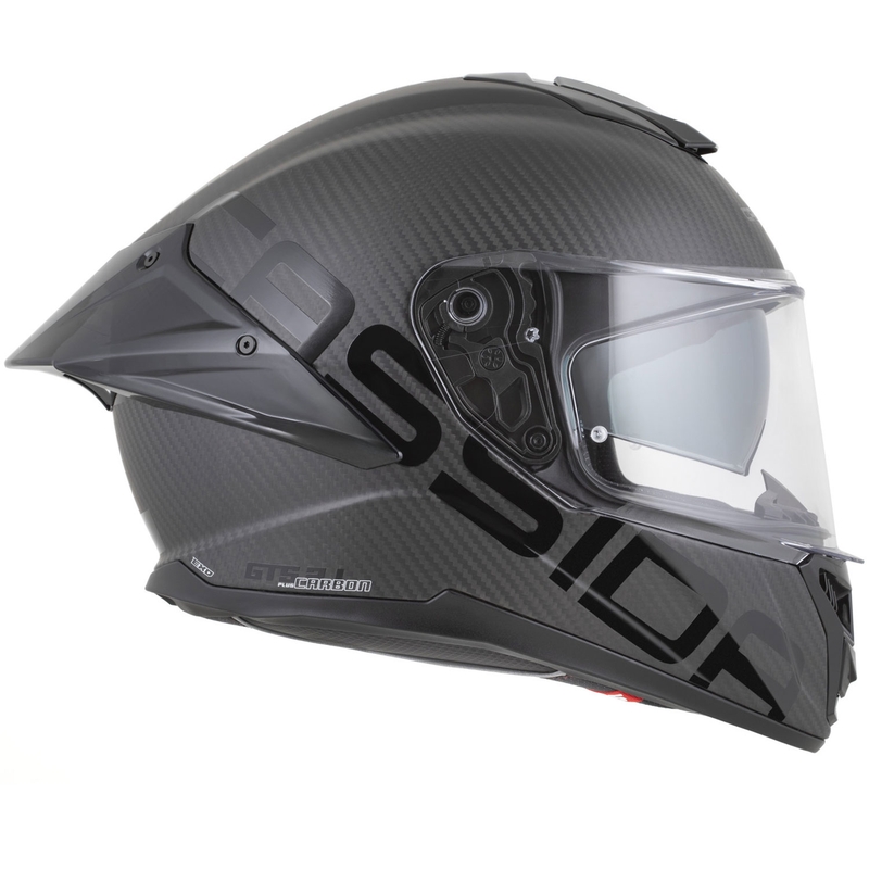 Cassida Integral GTS 2.1 Plus Carbon каска за мотоциклет с пълно лице, матово карбоново-черно-бяло