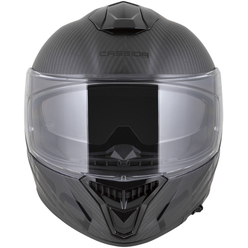 Cassida Integral GTS 2.1 Plus Carbon каска за мотоциклет с пълно лице, матово карбоново-черно-бяло