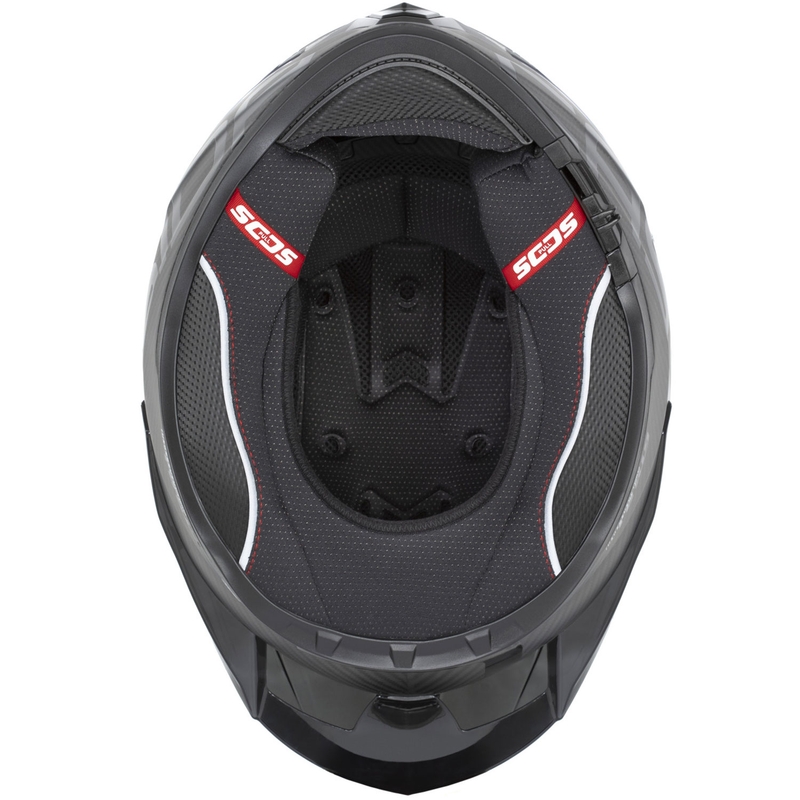 Cassida Integral GTS 2.1 Plus Carbon каска за мотоциклет с пълно лице, матово карбоново-черно-бяло