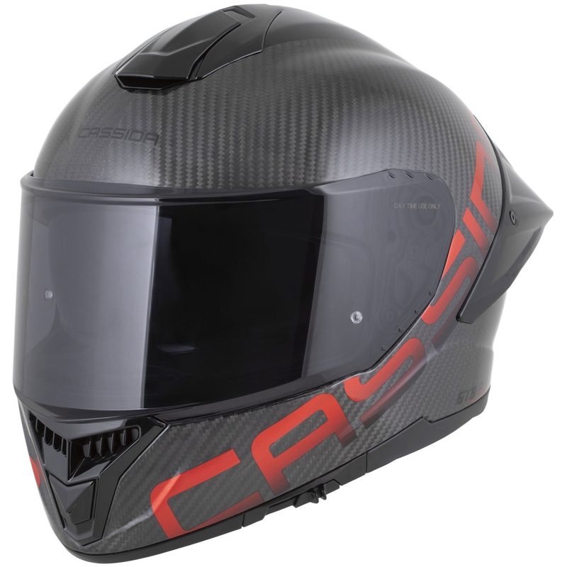 Cassida Integral GTS 2.1 Plus Carbon каска за мотоциклет с пълно лице, матово карбоново-червено