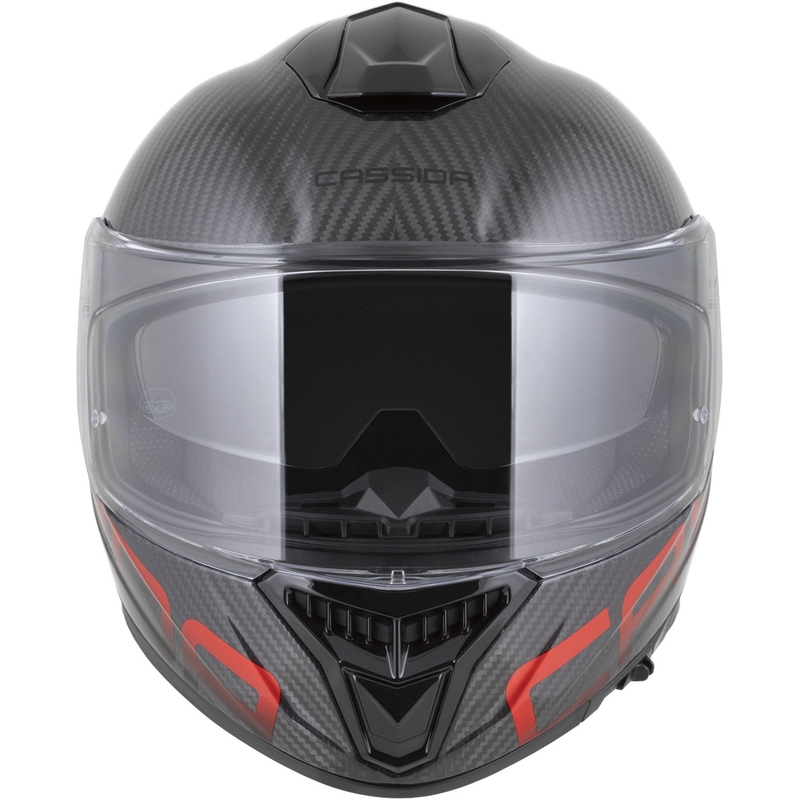 Cassida Integral GTS 2.1 Plus Carbon каска за мотоциклет с пълно лице, матово карбоново-червено