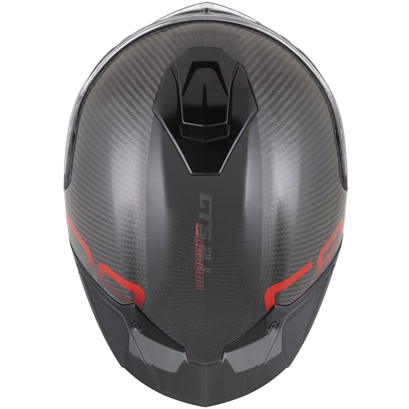 Cassida Integral GTS 2.1 Plus Carbon каска за мотоциклет с пълно лице, матово карбоново-червено