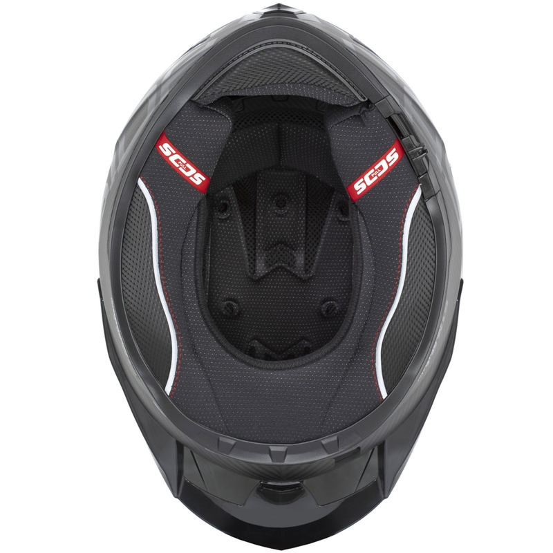 Cassida Integral GTS 2.1 Plus Carbon каска за мотоциклет с пълно лице, матово карбоново-червено