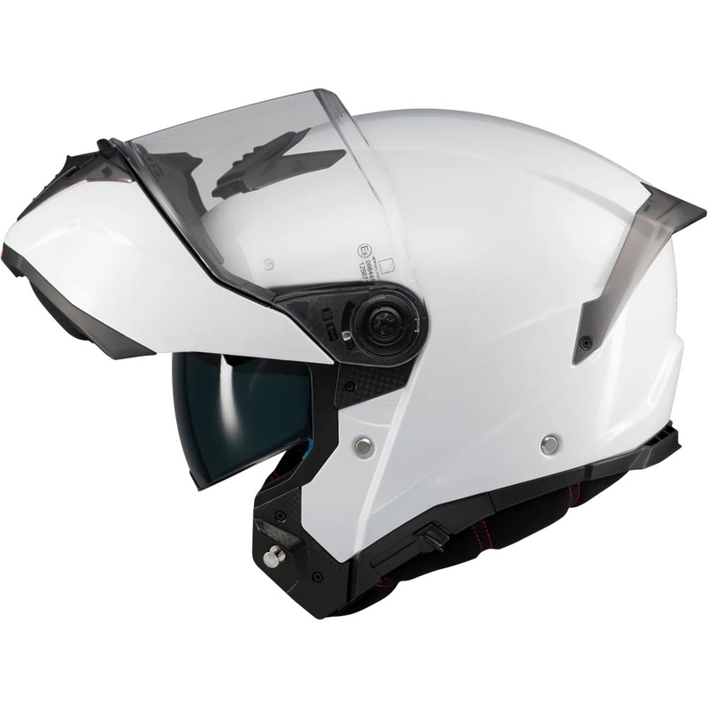 Мото каска MT Atom 2 SV Pure A0 с отваряща се дръжка, бяла