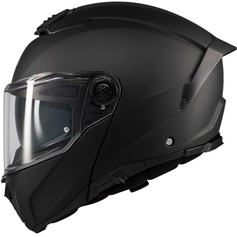 Мото каска MT Atom 2 SV Pure A1 с отваряща се дръжка, матово черна