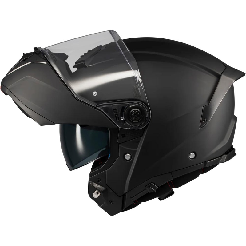 Мото каска MT Atom 2 SV Pure A1 с отваряща се дръжка, матово черна