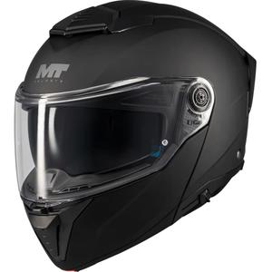 Мото каска MT Atom 2 SV Pure A1 с отваряща се дръжка, матово черна