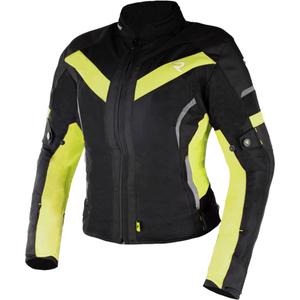 Мотоциклетно яке Street Racer Betty II Air Black-Fluo Yellow за жени