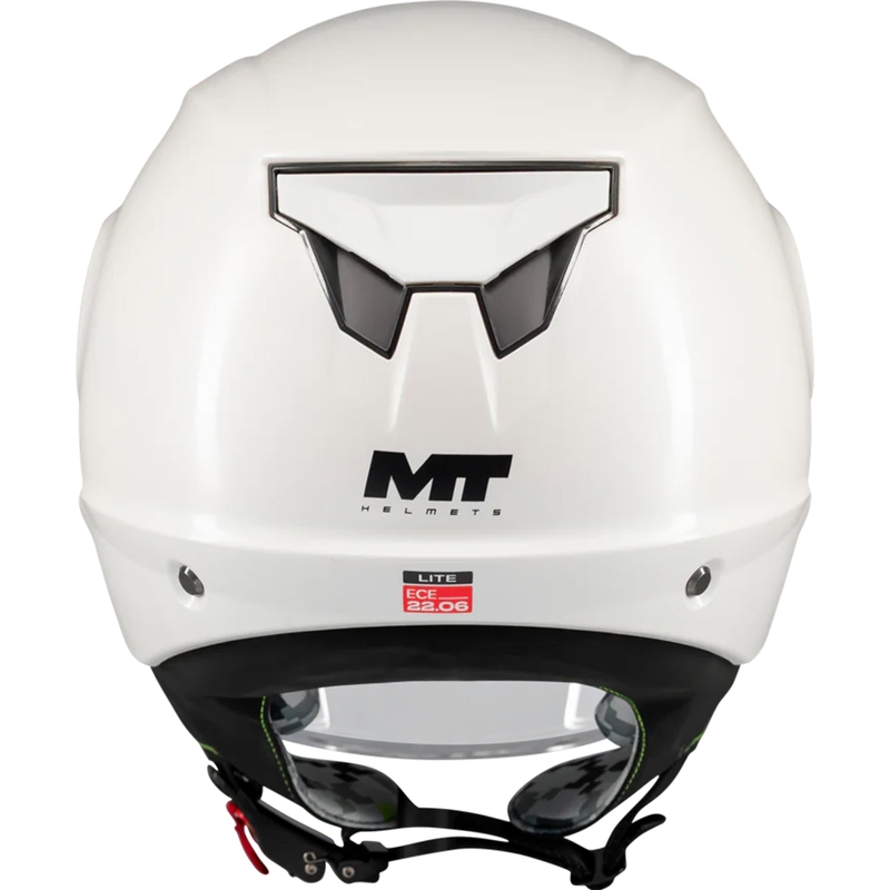 Детска отворена мотоциклетна каска MT Lite Pure A0, бяла