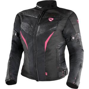 Дамско яке за мотоциклет Street Racer Rose Air Black and Pink