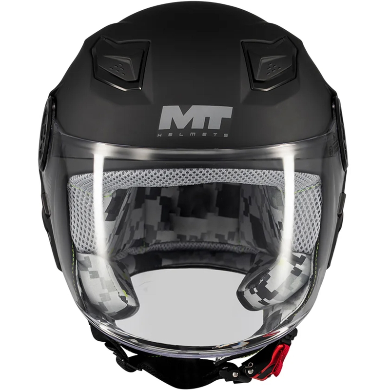Детска отворена мотоциклетна каска MT Lite Pure A1, матово черна