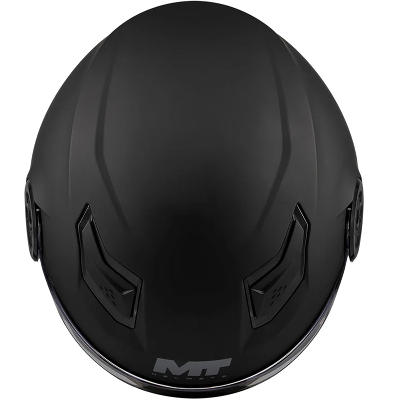 Детска отворена мотоциклетна каска MT Lite Pure A1, матово черна