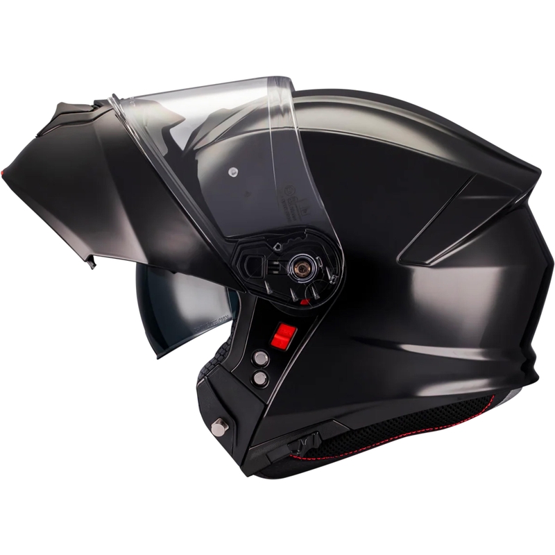 Каска за мотоциклет MT Genesis SV Pure A1, черна, с отварящо се крило