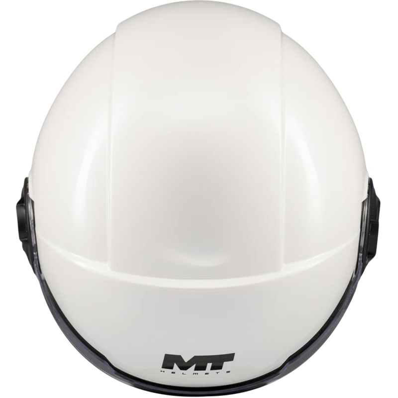Отворена мотоциклетна каска MT Viale SV S Pure A0 бяла