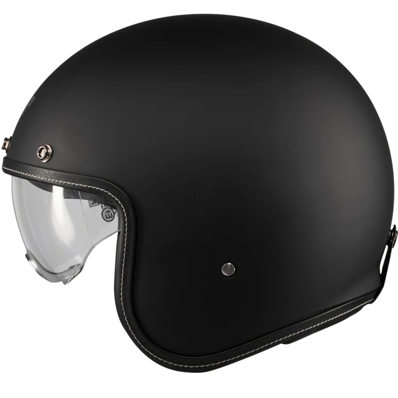 Каска за мотоциклет MT Lemans 2 SV S Pure A1 с отворено лице, матово черно