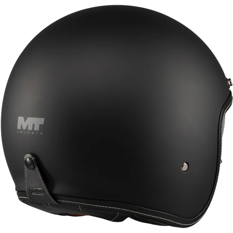 Каска за мотоциклет MT Lemans 2 SV S Pure A1 с отворено лице, матово черно