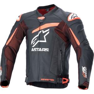 Alpinestars GP Plus R 4 Rideknit Black-Fluo Red-White Кожено мотоциклетно яке