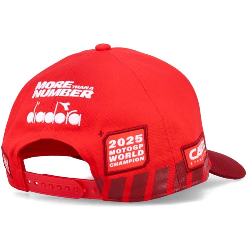 Шапка Ducati Marc Marquez 93 Midvisor World Champion - червена