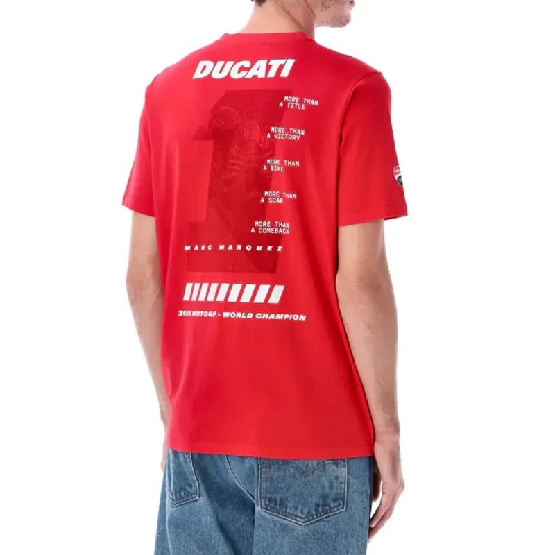 Тениска Ducati Marc Marques MM93 World Champion червена