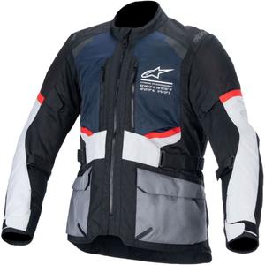Мотоциклетно яке Alpinestars Andes Drystar, тъмносиньо-черно-светлосиво