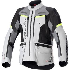 Мотоциклетно яке Alpinestars Bogota PRO Drystar, сиво-черно-флуоресцентно жълто