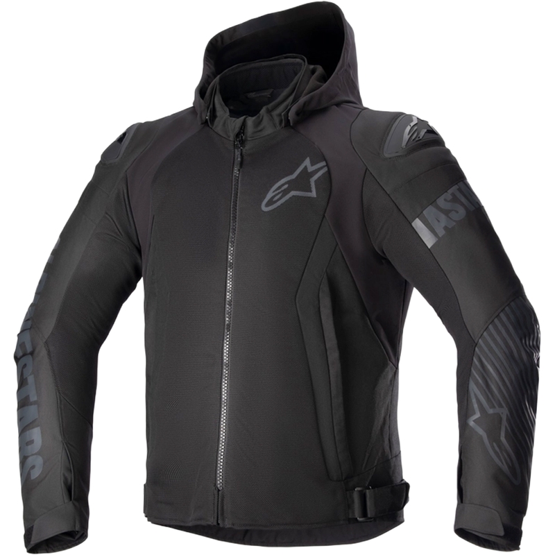 Alpinestars Zaca Air Водоустойчиво черно яке за мотоциклет