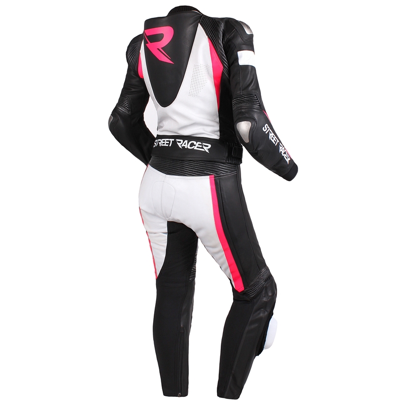 Dámská bunda Street Racer Kiara černo-bílo-fluo růžová výprodej
