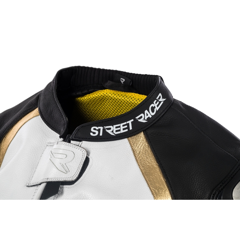 Dámská bunda Street Racer Kiara černo-bílo-zlatá