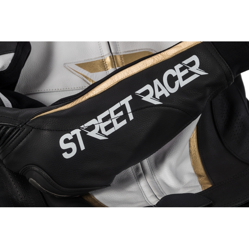Dámská bunda Street Racer Kiara černo-bílo-zlatá