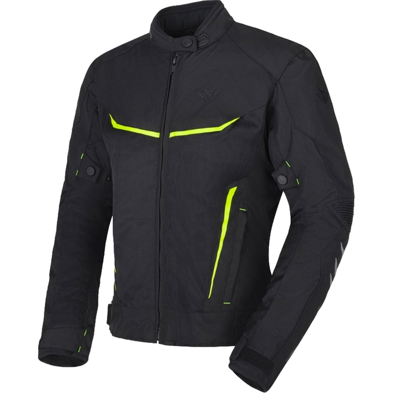 Мотоциклетно яке RSA Runway Black-Fluo Yellow за жени