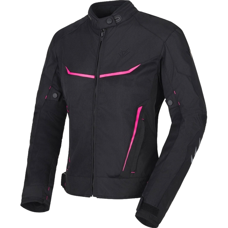 Мотоциклетно яке RSA Runway Black and Pink за жени