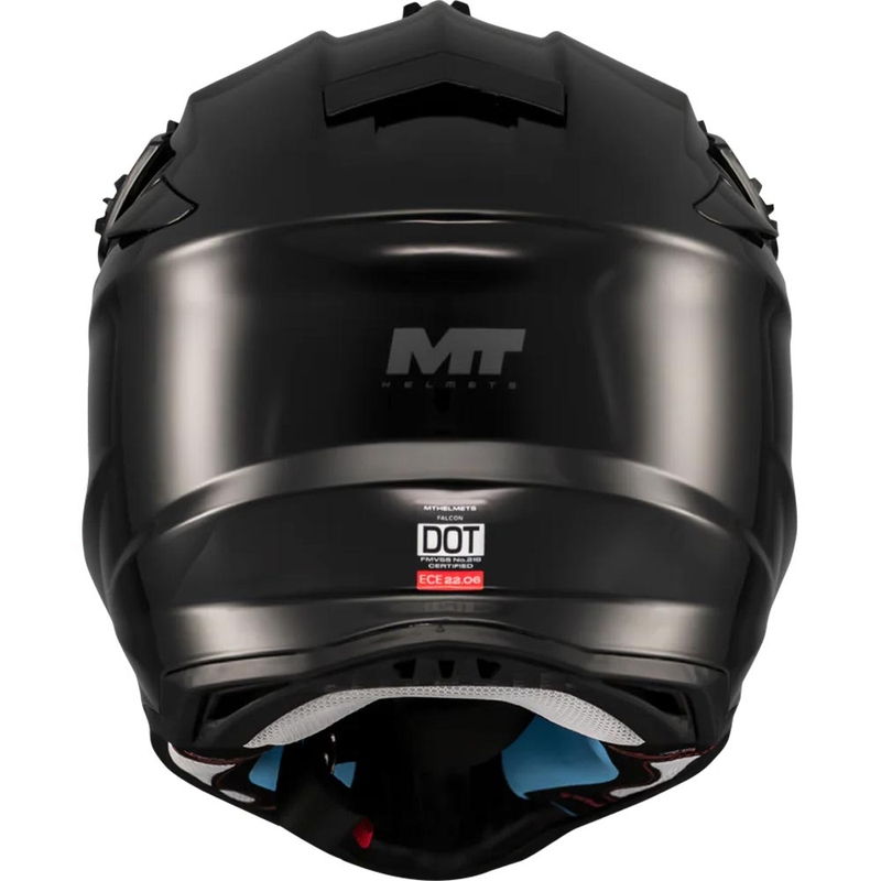 Мотокрос каска MT Falcon S Pure A1 матово черна