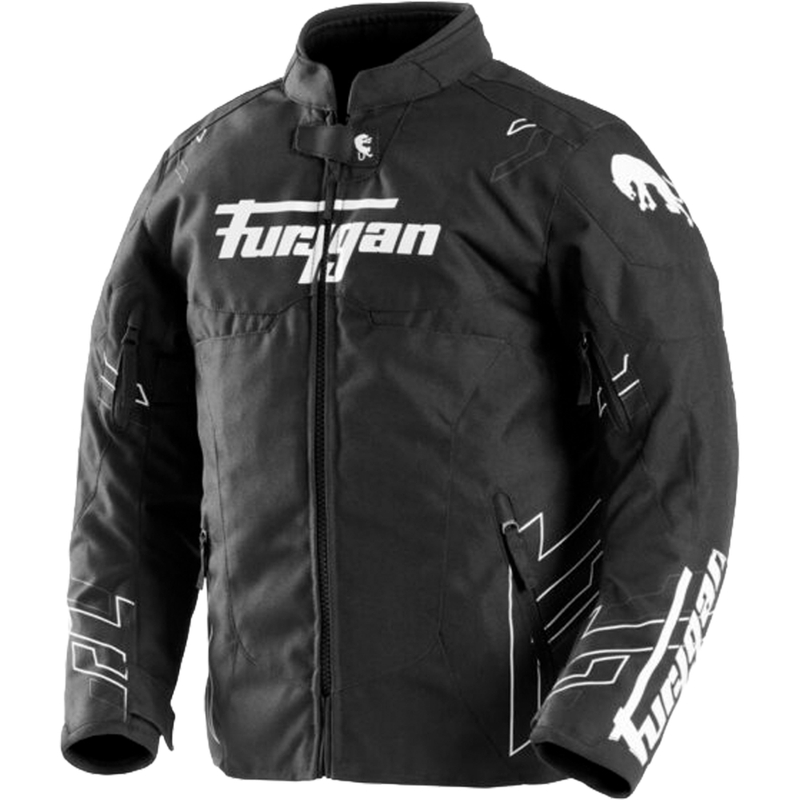 Мотоциклетно яке Furygan Neon Kid Black and White
