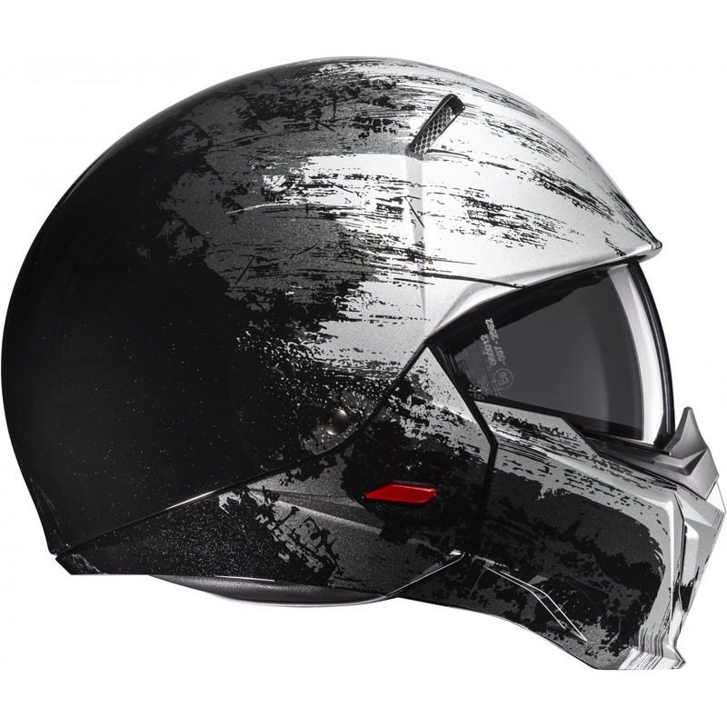 Каска с отворено лице и маска HJC i20 Furia MC5 черно-сива - II. качество