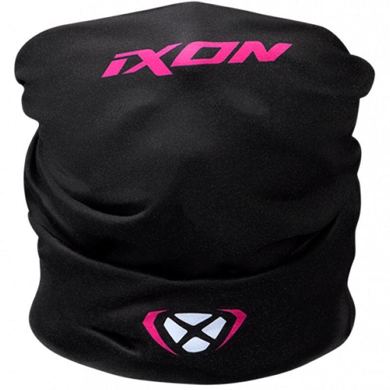 Многофункционален мотоциклетен шал IXON Void черно-бяло-розово