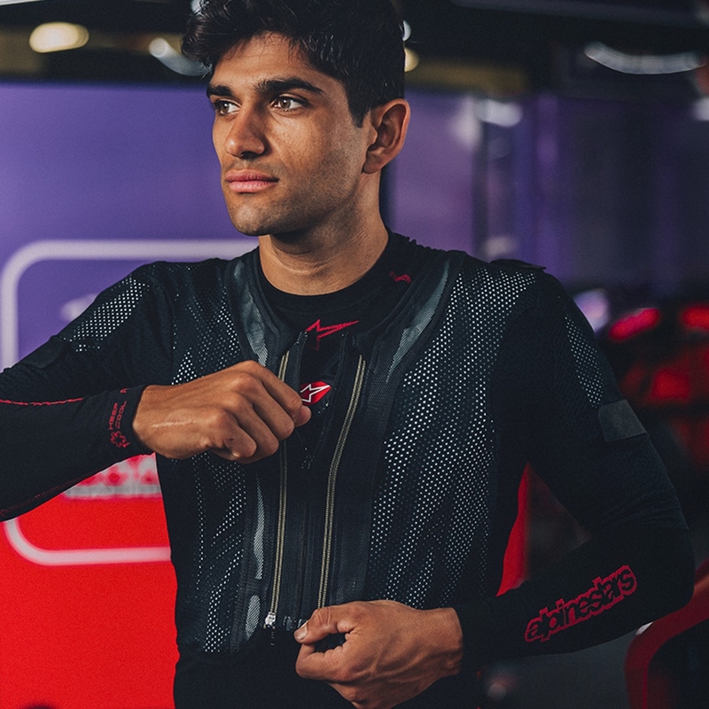 Жилетка с въздушна възглавница Alpinestars TECH-AIR®7X System, черно-червена - II. клас - II. качество