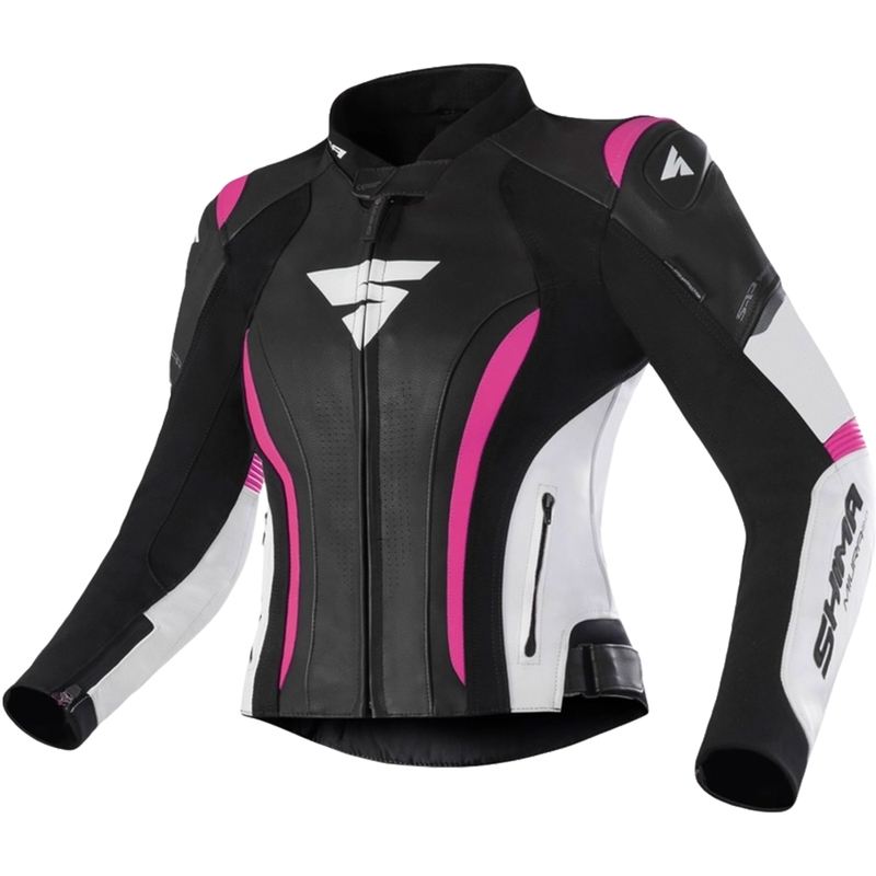 Дамско яке за мотоциклети Shima Miura 2.0 Black, White and Pink