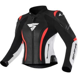 Дамско мотоциклетно яке Shima Miura 2.0 Black-White-Fluo Red