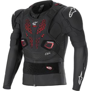 Протектор за тяло Alpinestars Bionic Pro 3 Plasma, черно-червено-бял