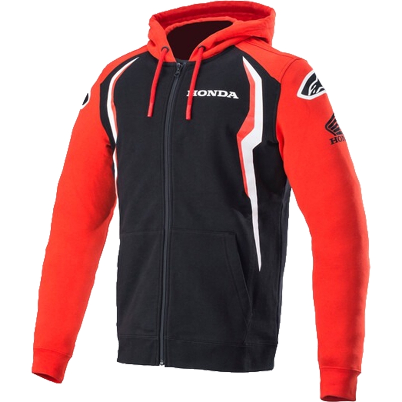 Alpinestars Honda червено-черна качулка