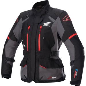 Дамско мотоциклетно яке Alpinestars Stella Andes Drystar Honda, черно-сиво