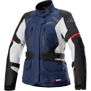 Дамско мотоциклетно яке Alpinestars Stella Andes Drystar тъмно синьо-черно-светло сиво-червено