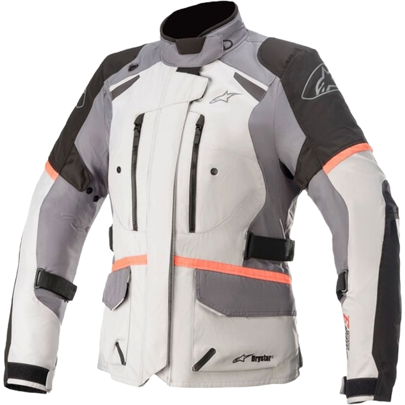 Alpinestars дамско яке Stella Andes Drystar Grey-Black-Fluo Pink за мотоциклетизъм
