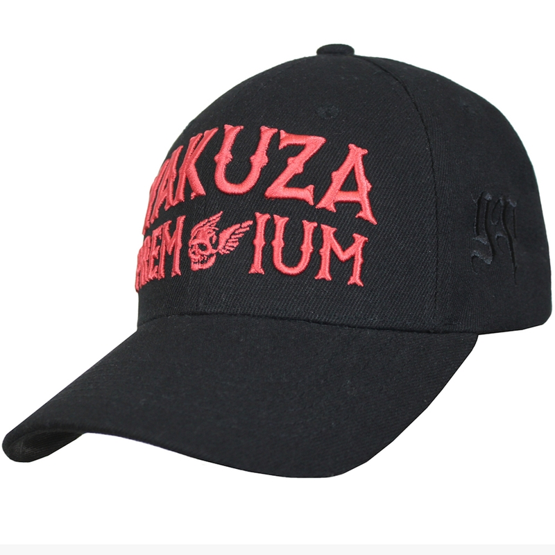 Шапка Yakuza Premium 4074 черно-червена