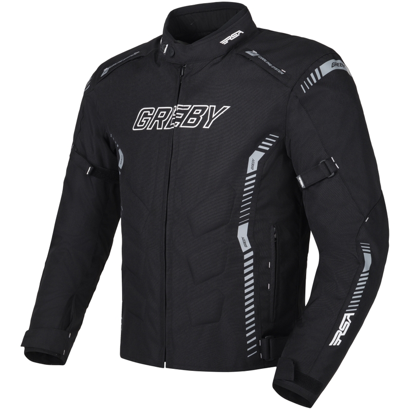 Мотоциклетно яке RSA Greby 2 black-grey