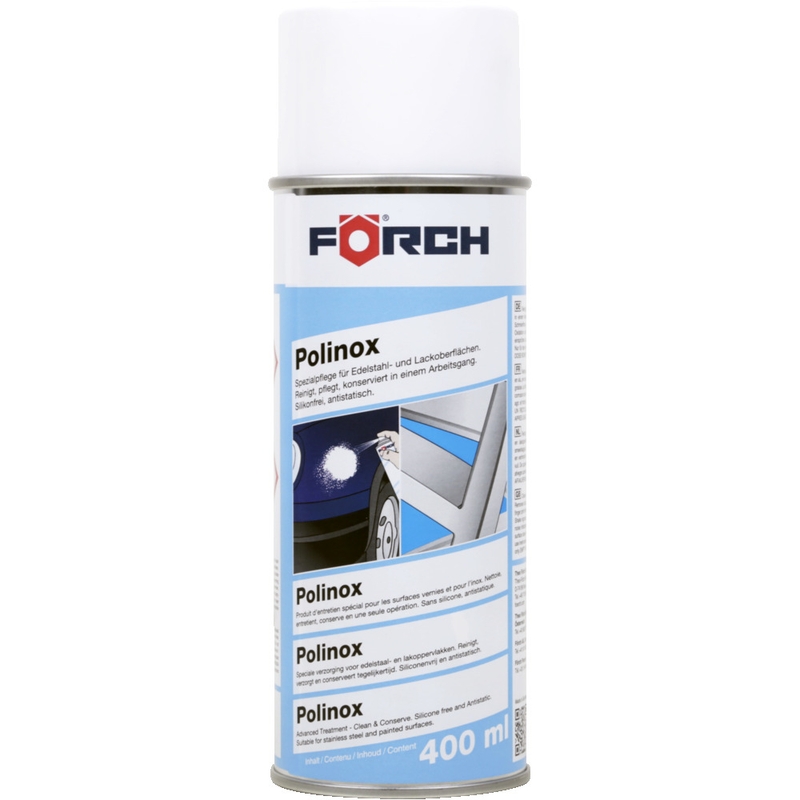 Препарат за почистване и грижа за стомана, алуминий и боя Forch Polinox P361 400 мл